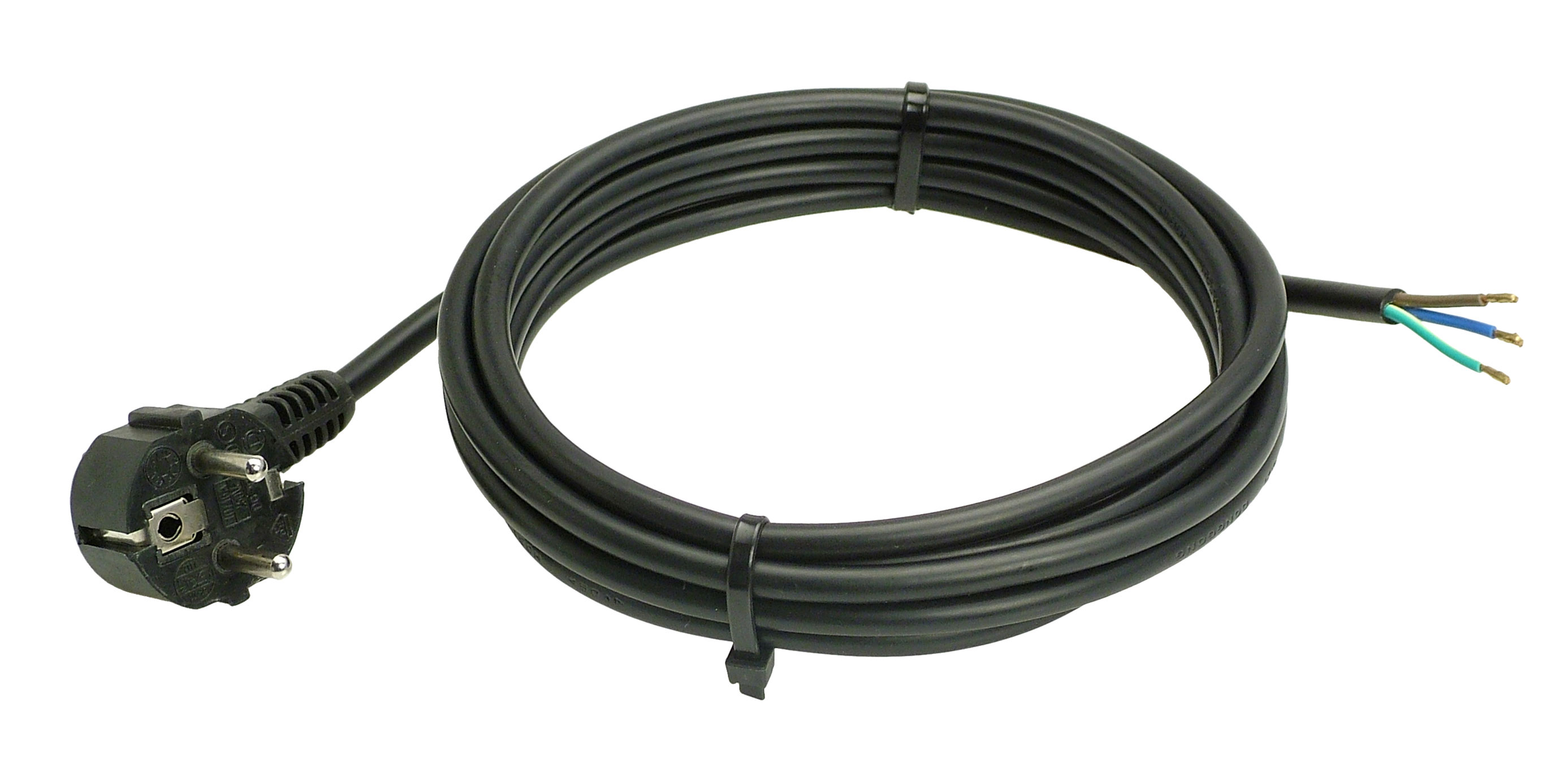 Anschlusskabel 2m-10m Schuko Zuleitung PVC 230V 16A Verlängerung Leitung IP20