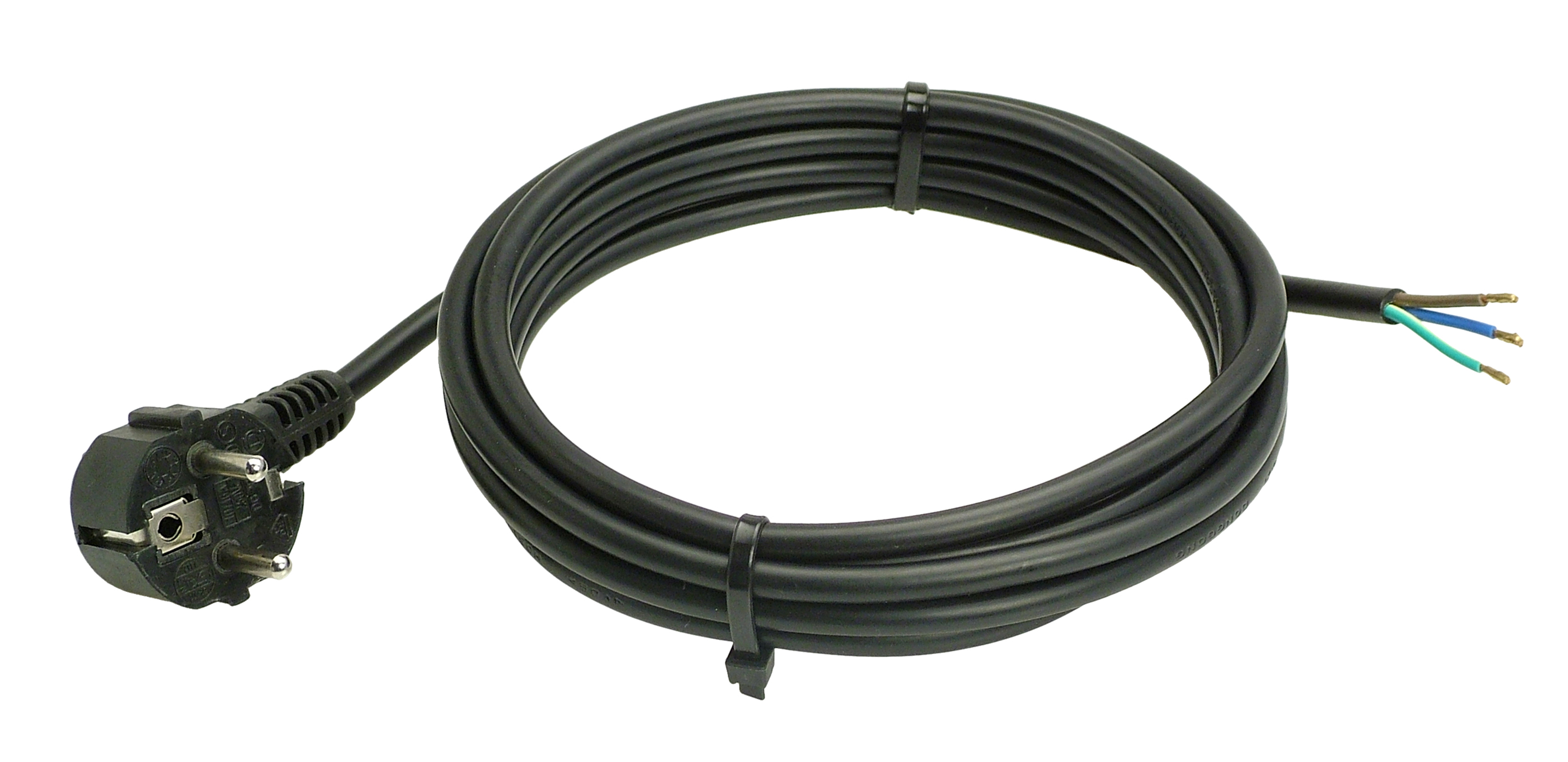 Anschlusskabel 2m-10m Schuko Zuleitung PVC 230V 16A Verlängerung Leitung IP20